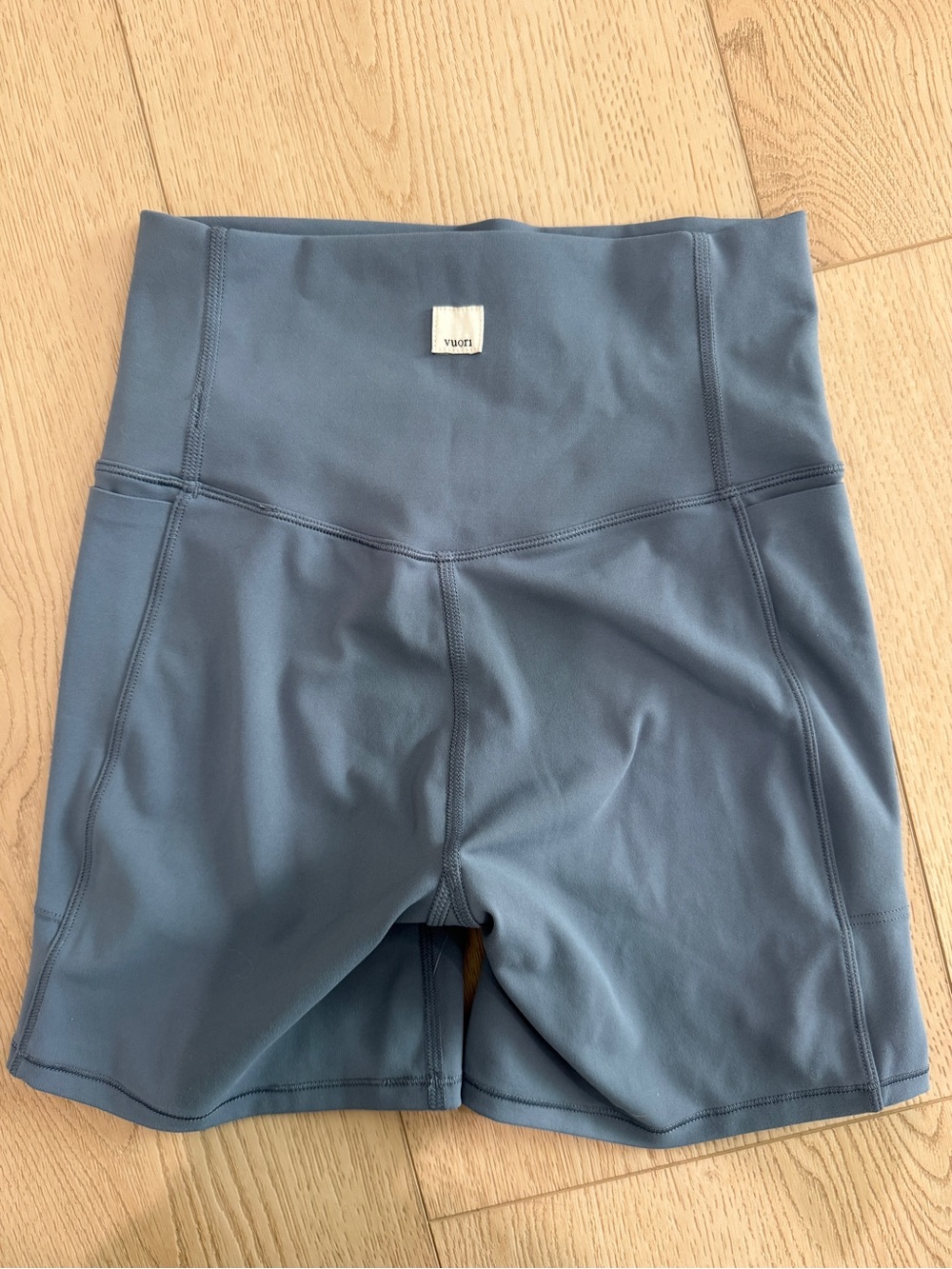 Vuori High-Rise Bike Shorts — Slate
